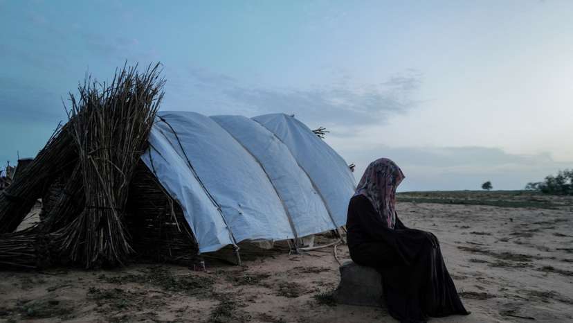 FILE PHOTO: A 15-year-old victim of sexual violence in West Darfur