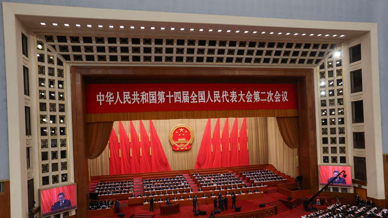 Opening session of the National People's Congress (NPC) at the Great Hall of the People in Beijing