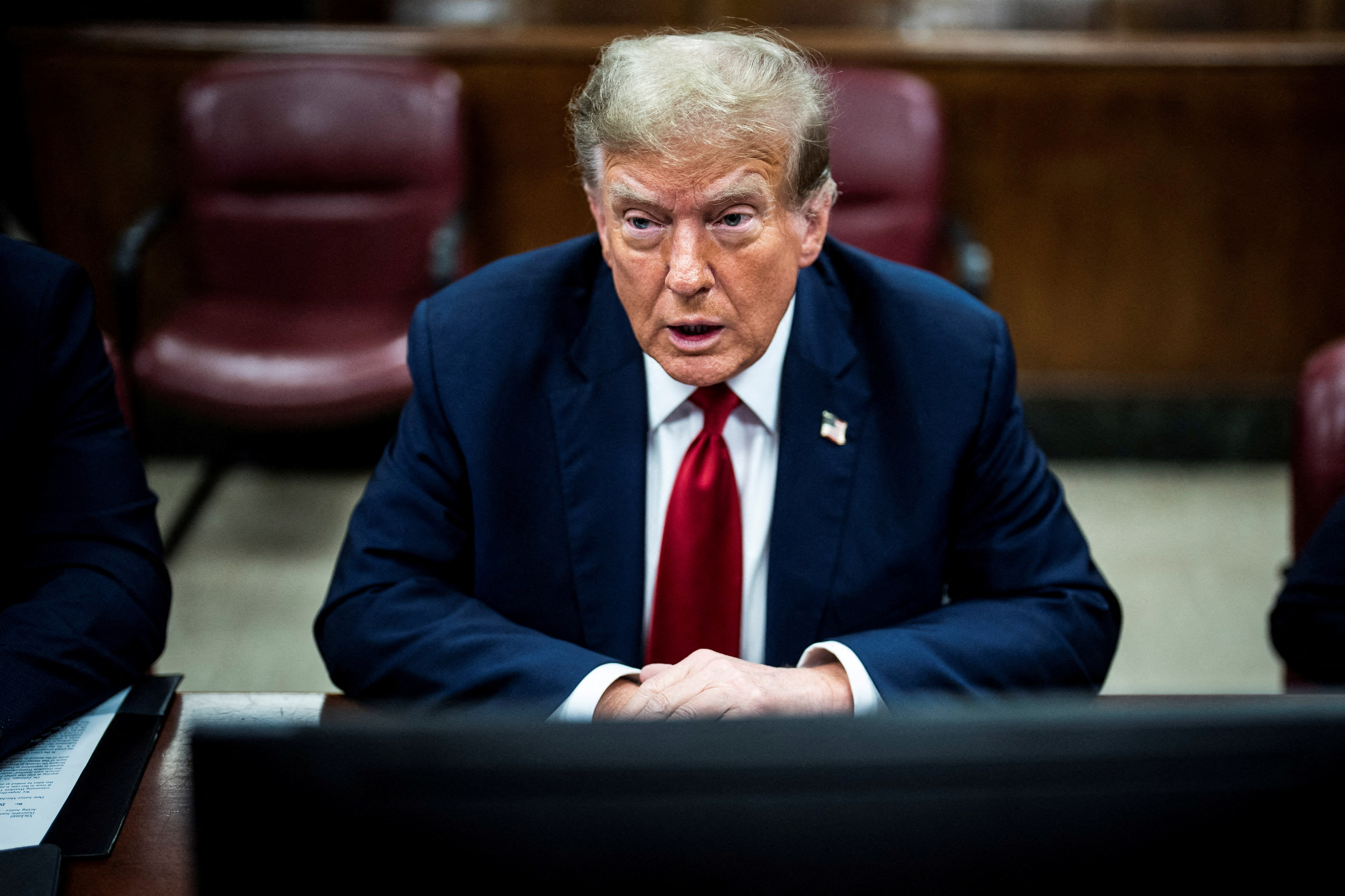 Former U.S. President Trump's criminal trial on charges of falsifying business records continues in New York