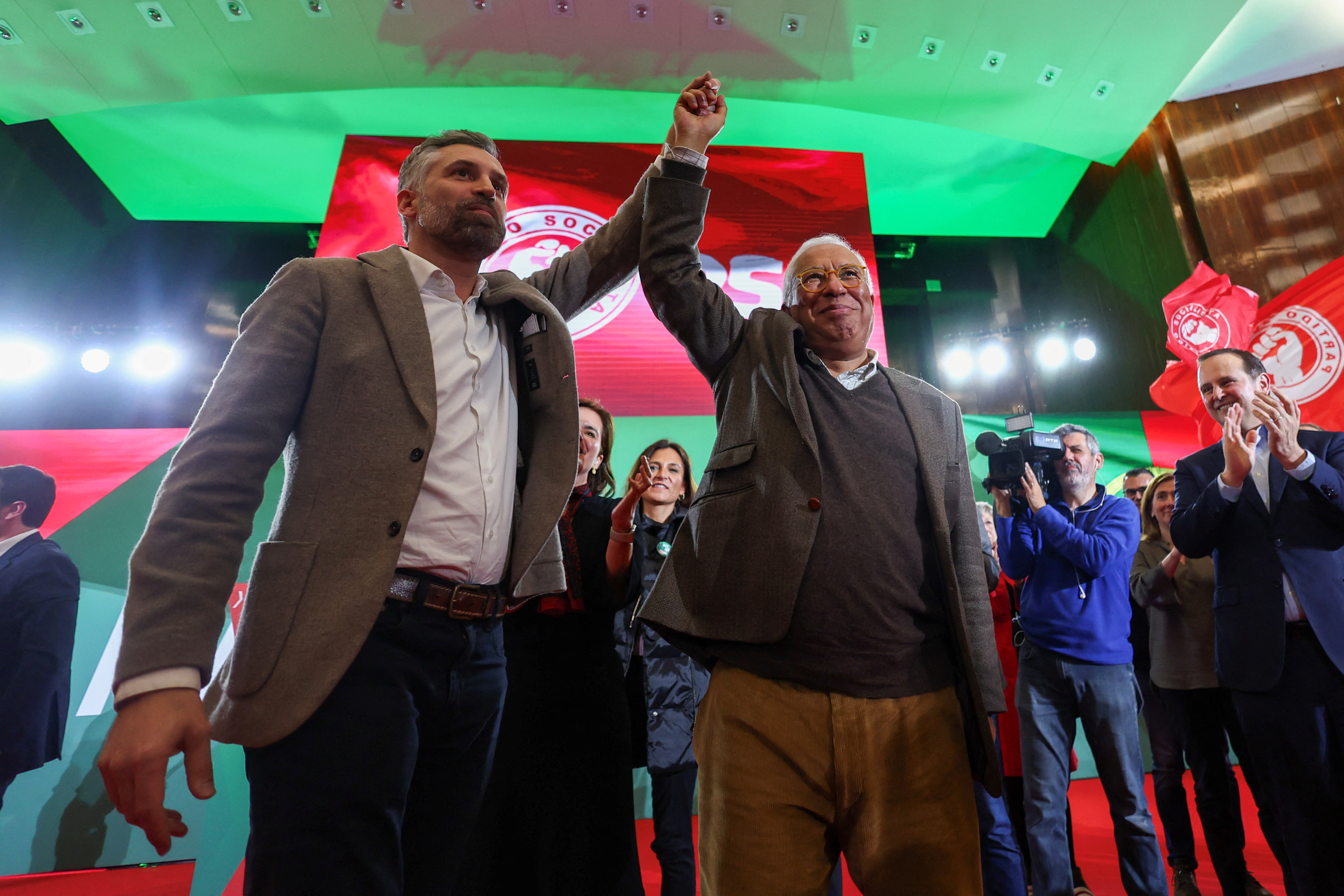 Socialist Party Secretary General Santos rallies ahead of snap elections in Setubal