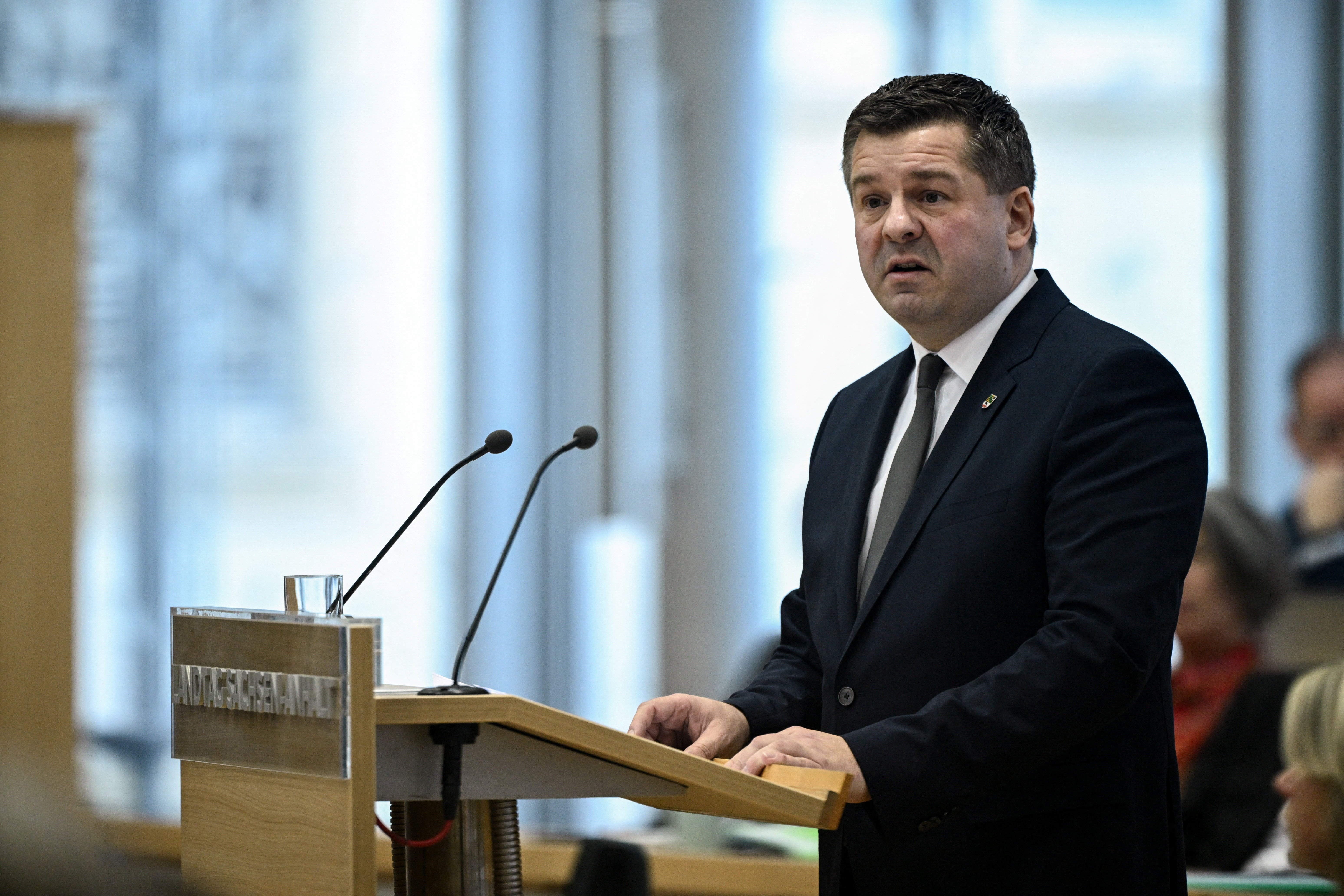 Election of new Saxony-Anhalt premier at the state parliament in Magdeburg