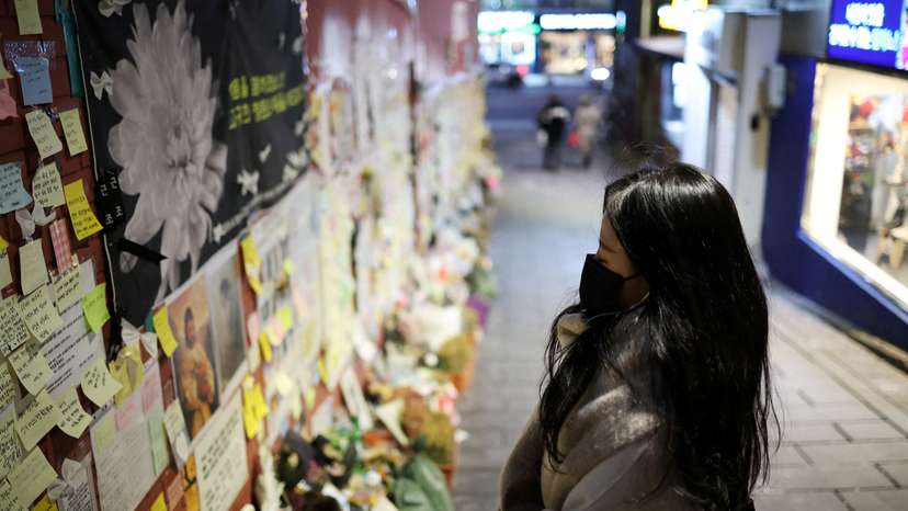 FILE PHOTO: Halloween crush kills holiday spirit in Itaewon