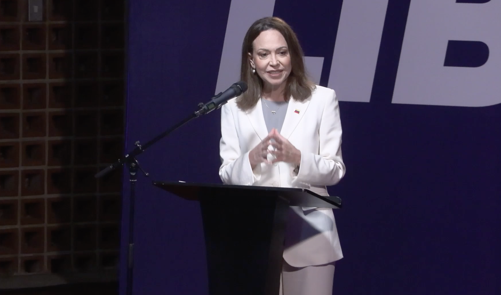 Maria Corina Machado returns