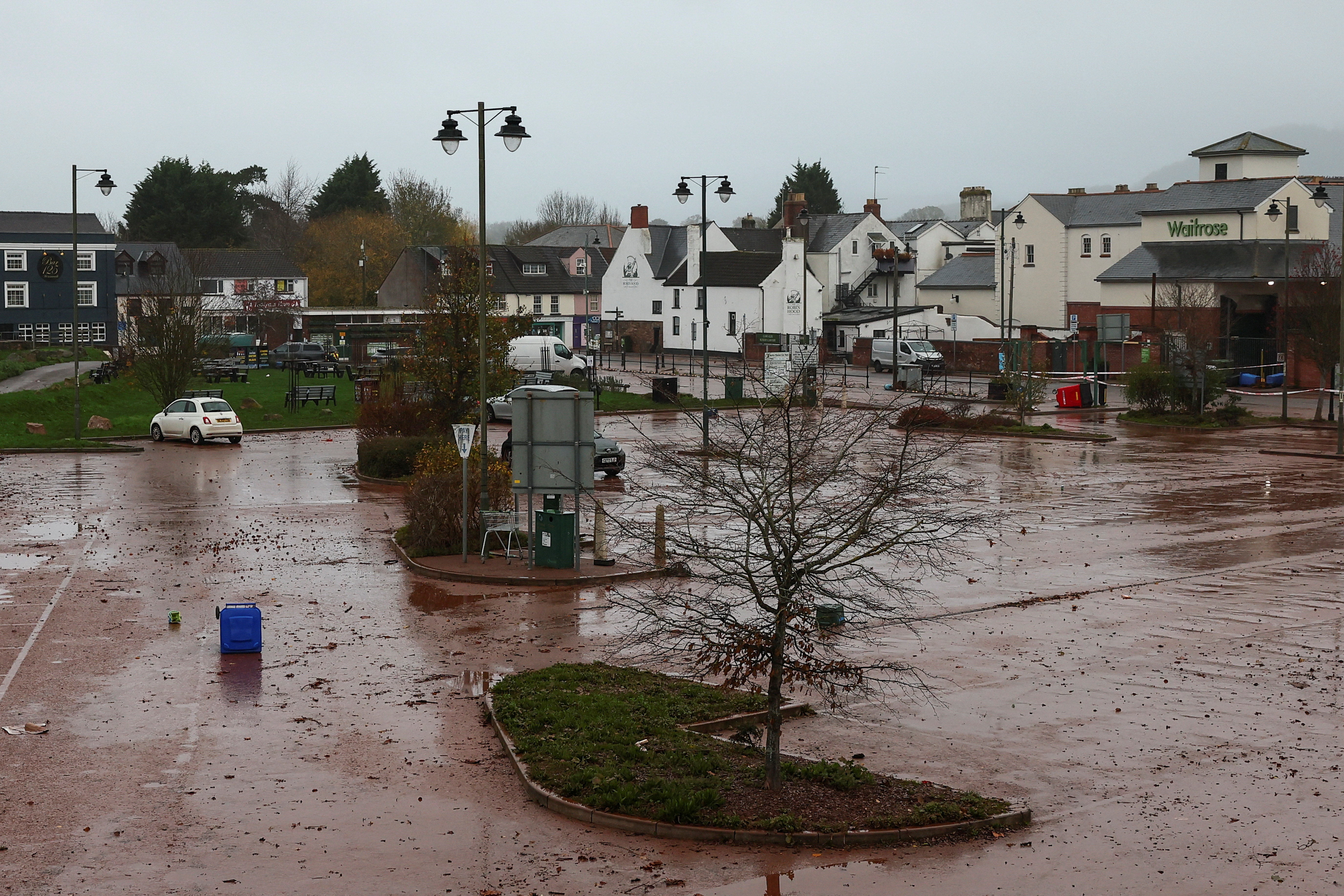Storm Claudia flooding clean-up in Wales