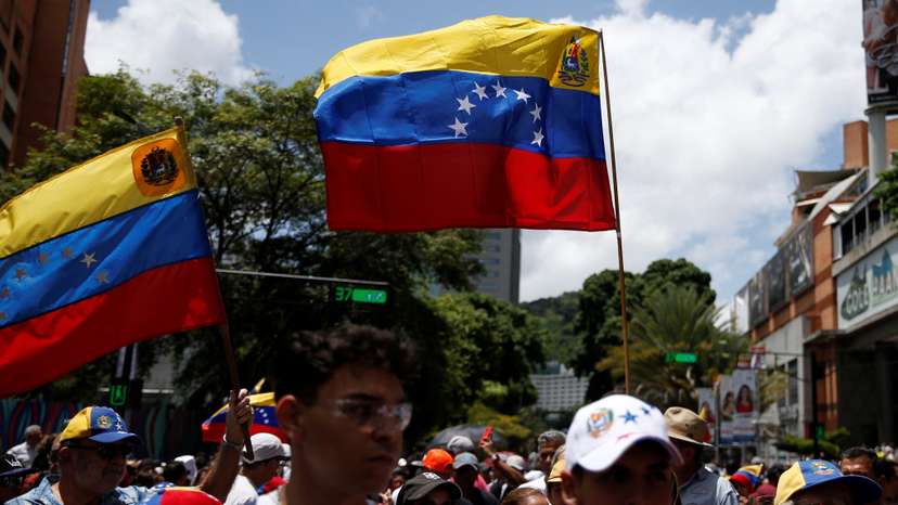 Venezuela's opposition leaders call for a march to defend democracy, in Caracas