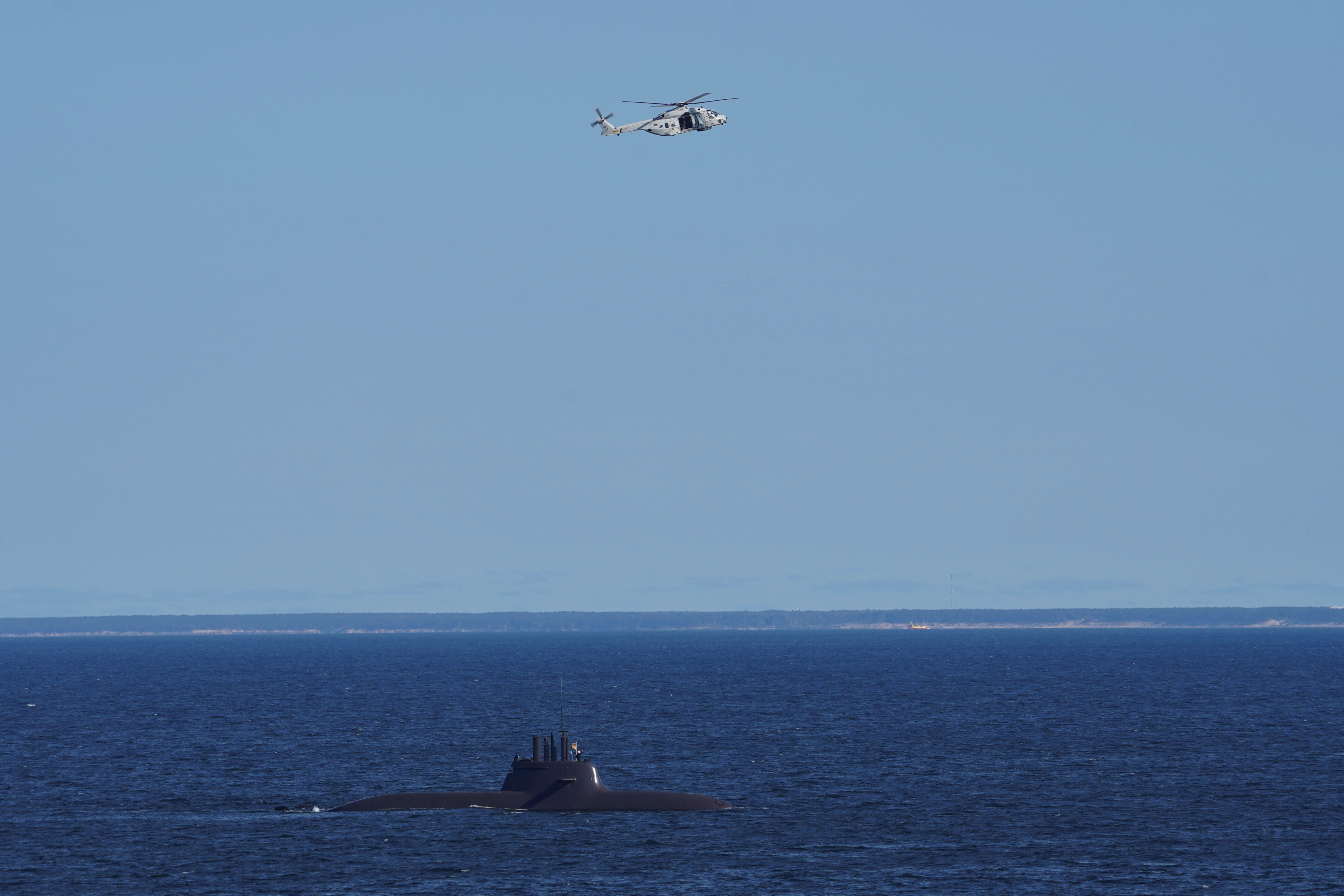 NATO naval exercise Northern Coasts 2023 in the Baltic Sea