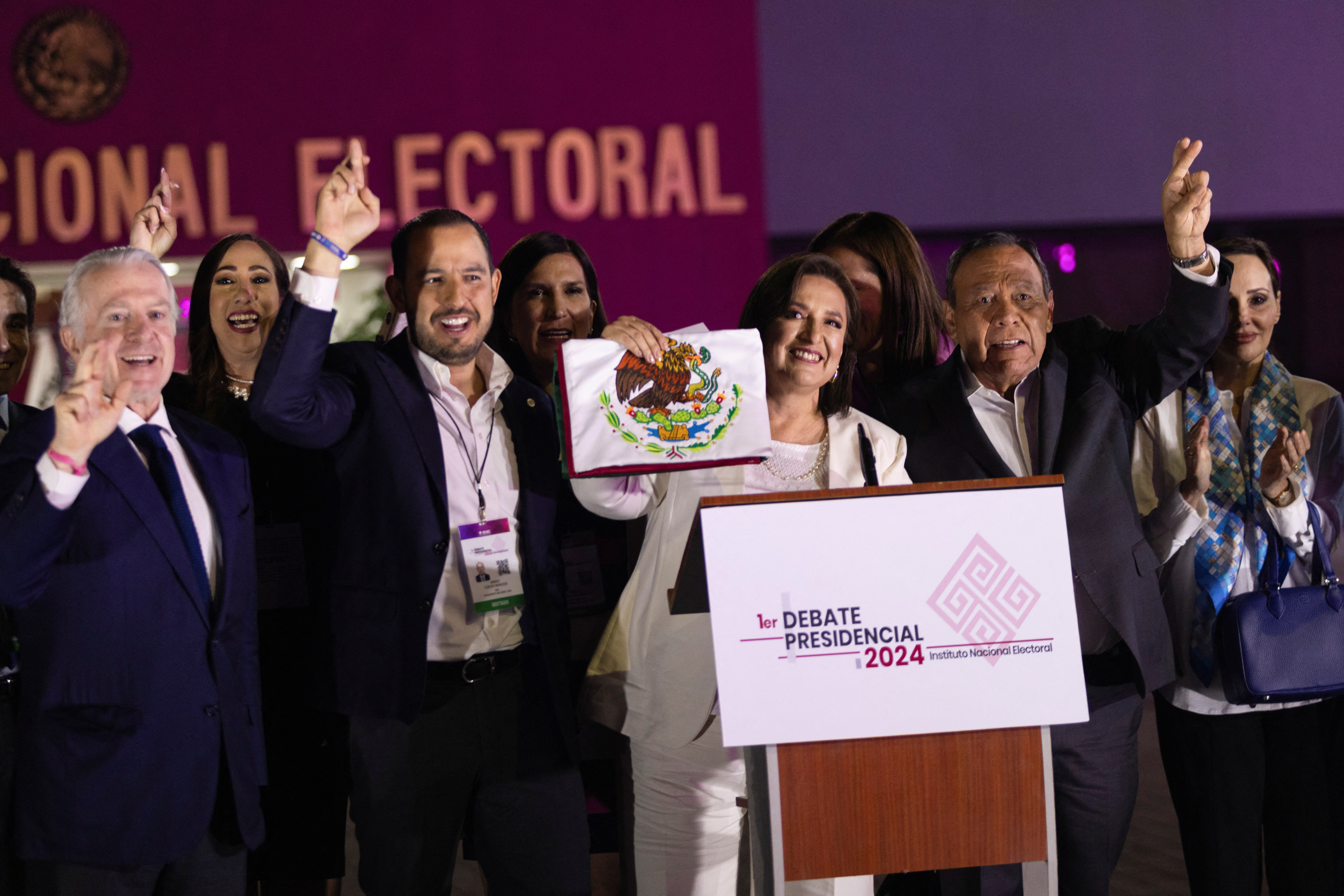 Mexico's presidential candidates hold first debate
