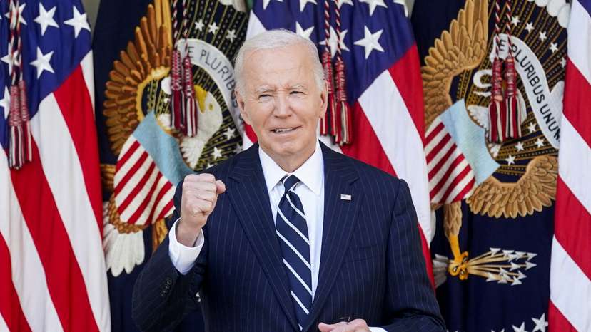 U.S. President Biden delivers remarks on the 2024 election results and the upcoming presidential transition of power, in the Rose Garden of the White House in Washington