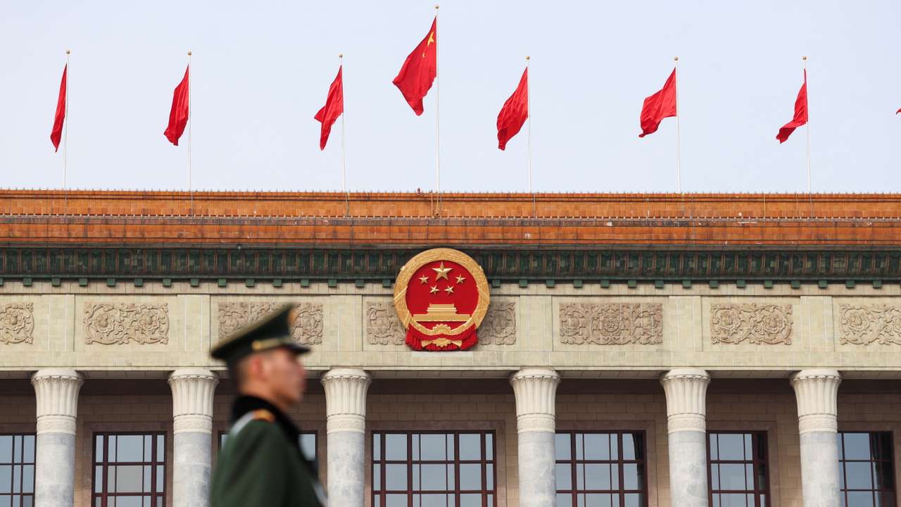 Opening session of the Chinese People's Political Consultative Conference (CPPCC) at the Great Hall of the People in Beijing