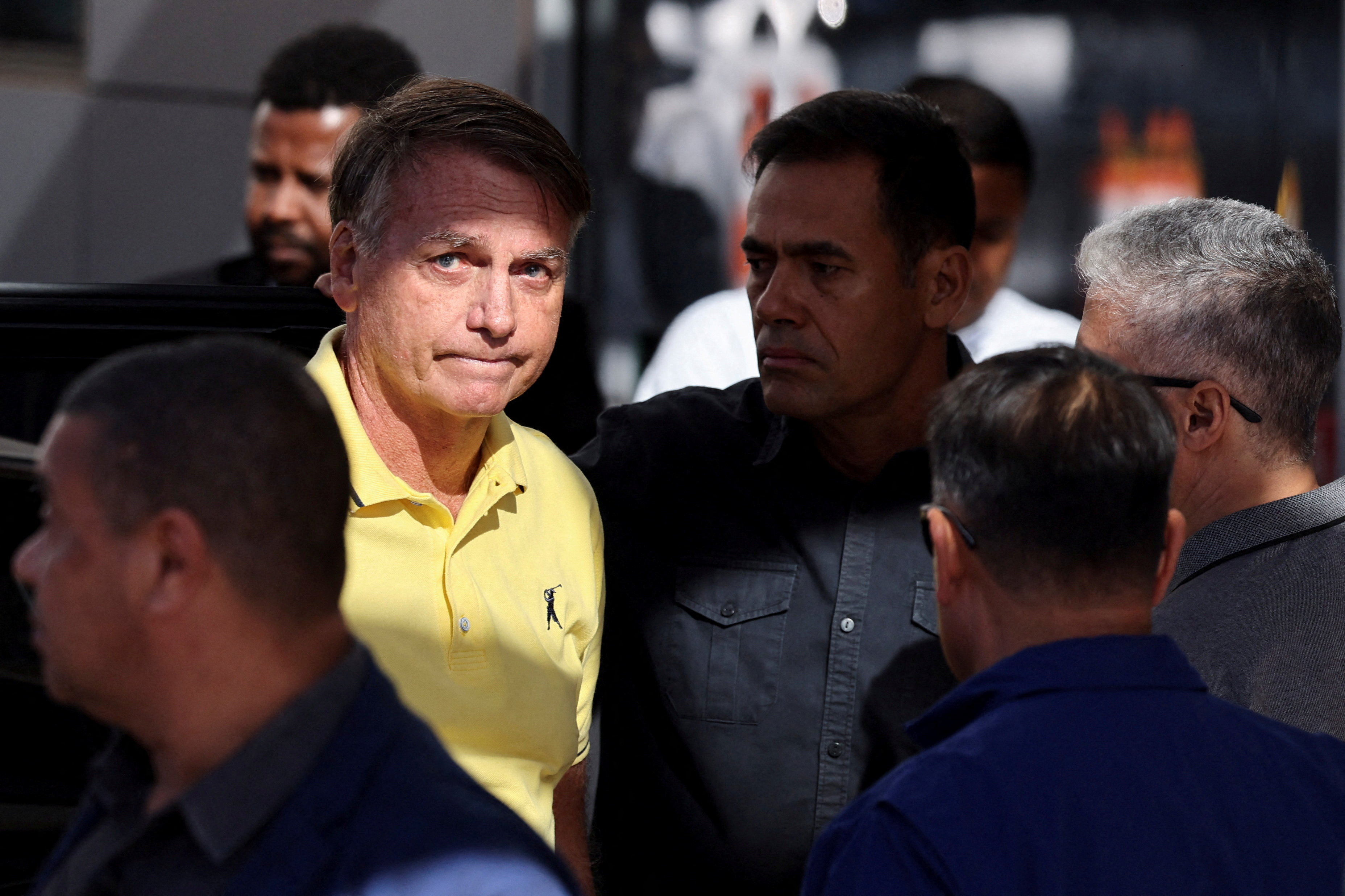 Brazil's former President Bolsonaro to undergo medical examinations at a hospital, in Brasilia