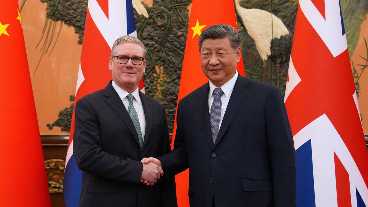 Britain's PM Keir Starmer visits China