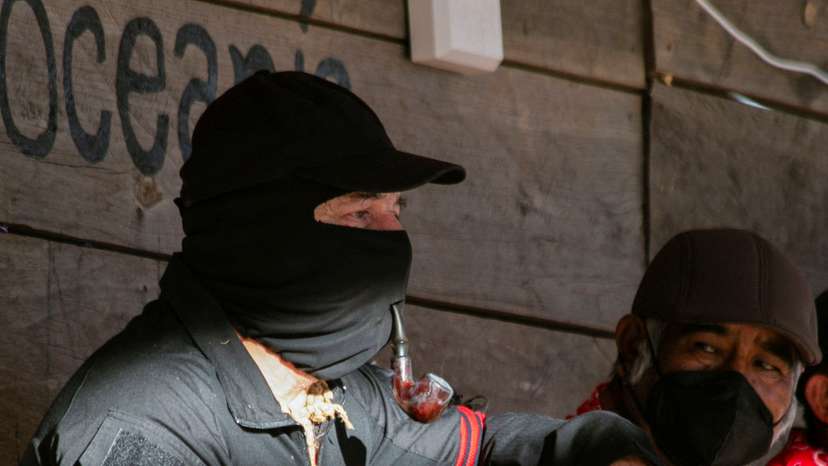 Captain Insurgent Marcos of the EZLN attends the 30th anniversary of the Zapatista uprising, in Ocosingo