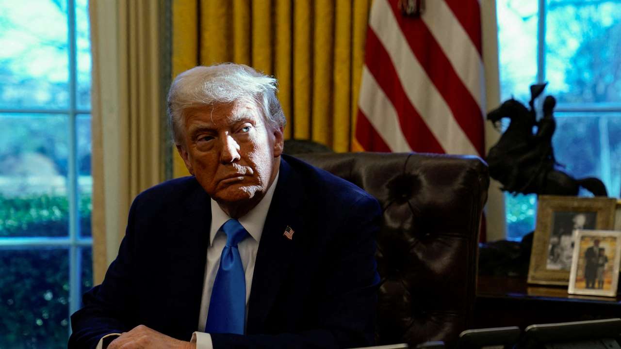 U.S. President Donald Trump at the Oval Office in the White House