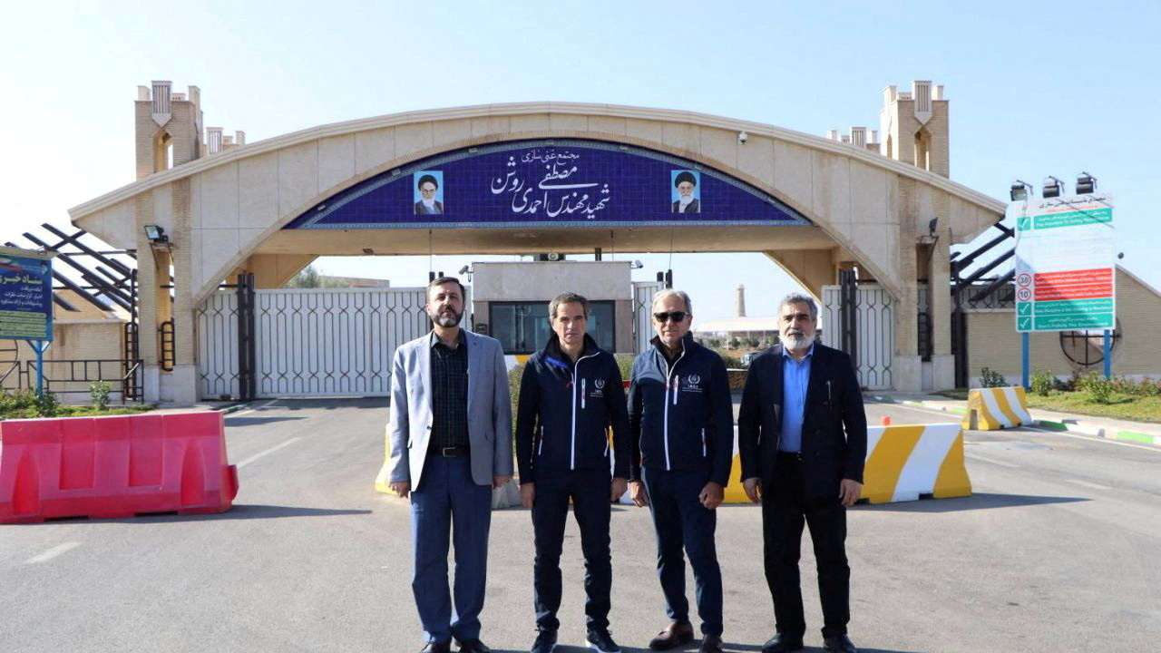 FILE PHOTO: IAEA Director General Rafael Grossi visits Iran