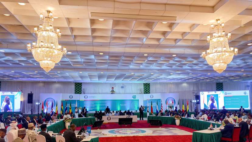 FILE PHOTO: West African leaders gather for Economic Community of West African States (ECOWAS) Head of States and Government meeting in Abuja