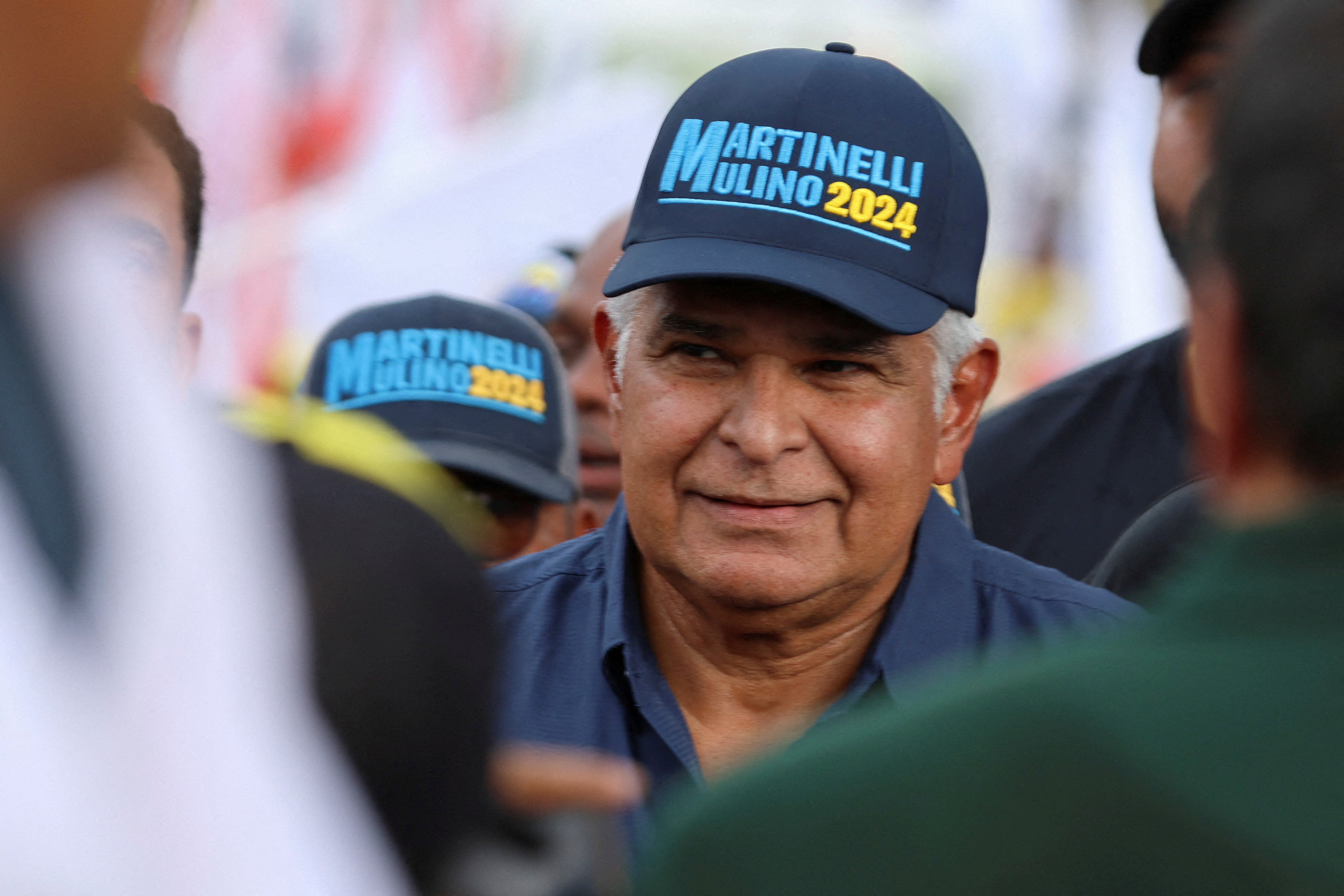 Presidential candidate Jose Raul Mulino holds campaign rally, in Panama City