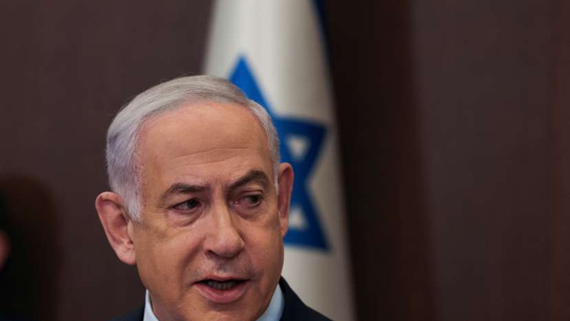 Weekly cabinet meeting at the Prime Minister's office in Jerusalem