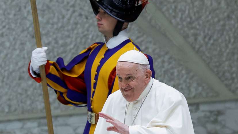 Pope Francis holds weekly audience at the Vatican