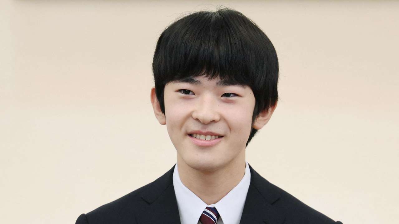 Japan's Prince Hisahito, the son of Crown Prince Akishino and Crown Princess Kiko, attends his first press conference after turning 18, in Tokyo