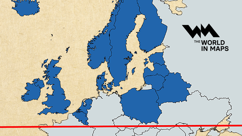 The countries sitting above the 49th parallel and why it matters now