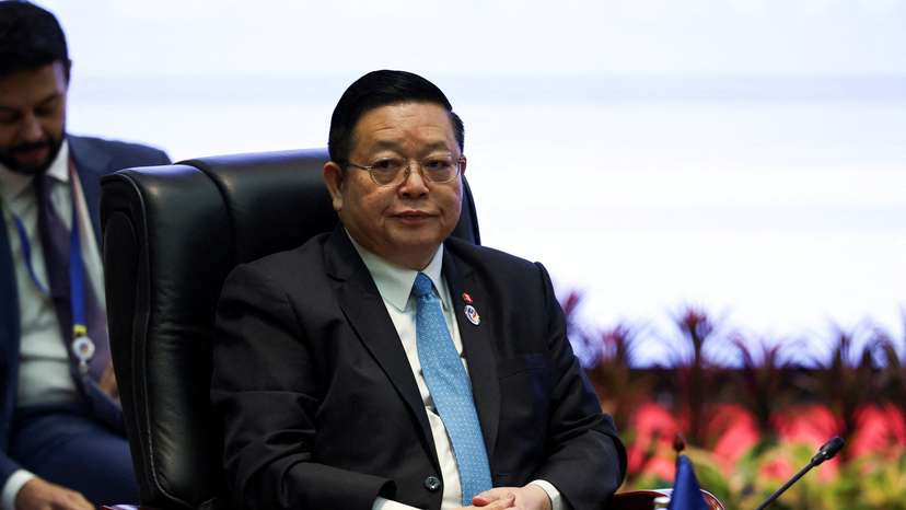 FILE PHOTO: ASEAN Secretary-General Kao Kim Hourn in Vientiane, Laos