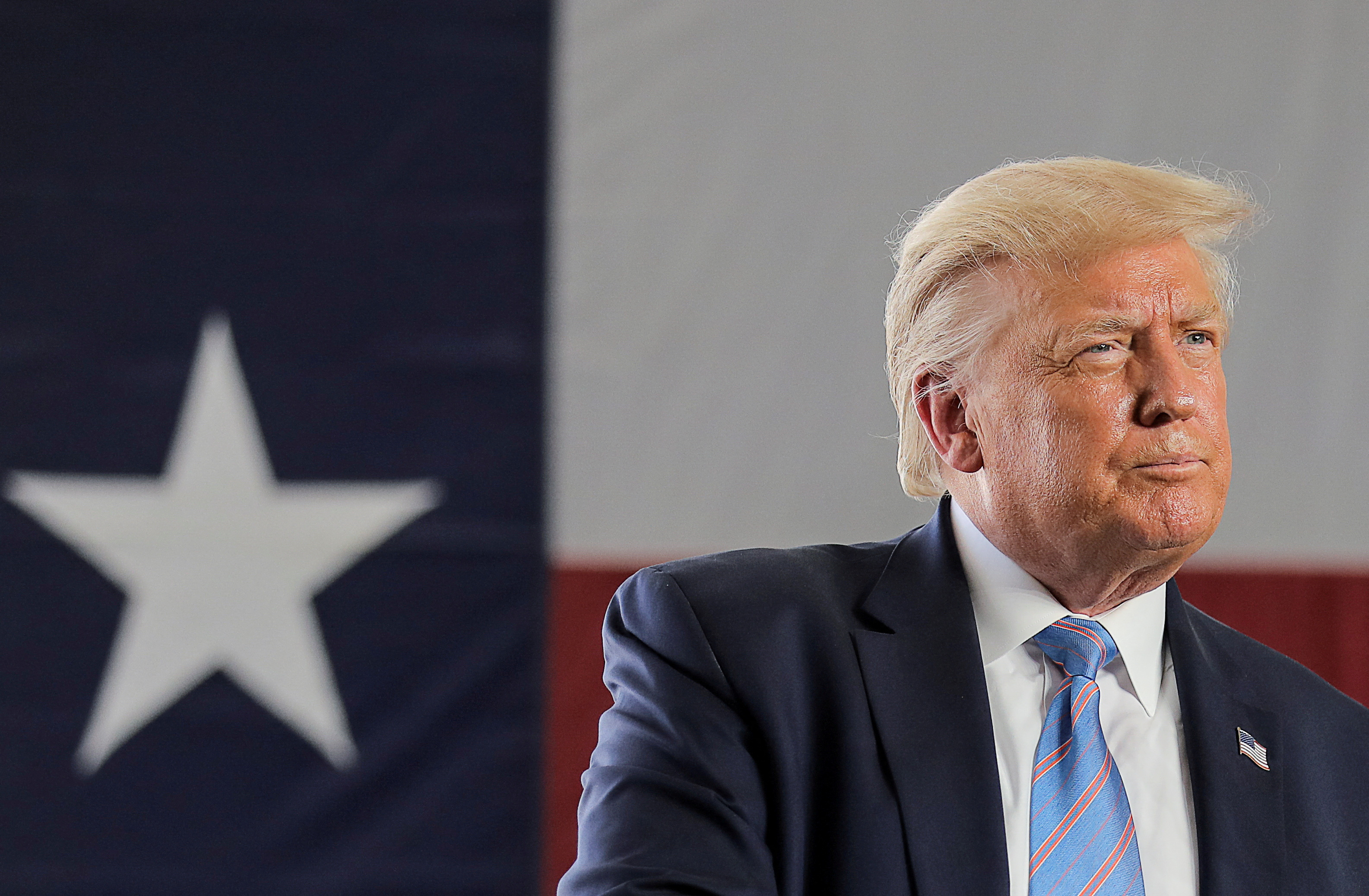 FILE PHOTO: U.S. President Trump visits the Double Eagle Energy Oil Rig in Midland, Texas