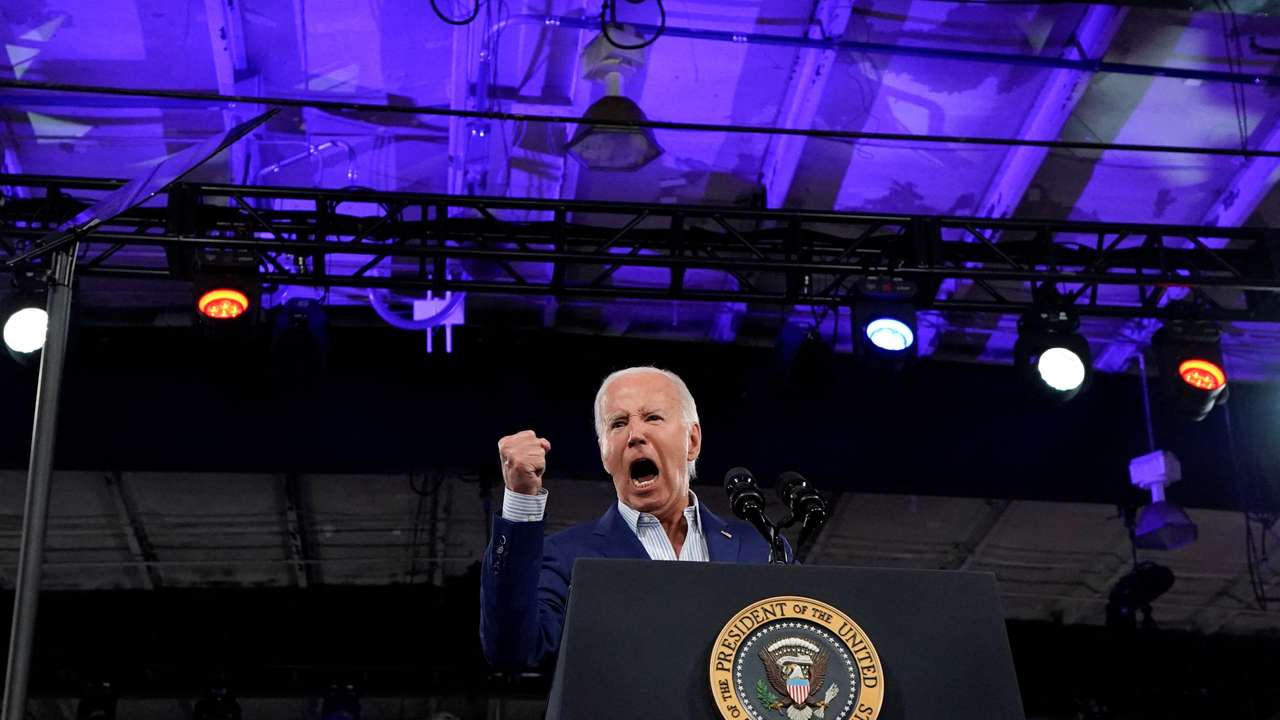 U.S. President Joe Biden campaigns in Raleigh