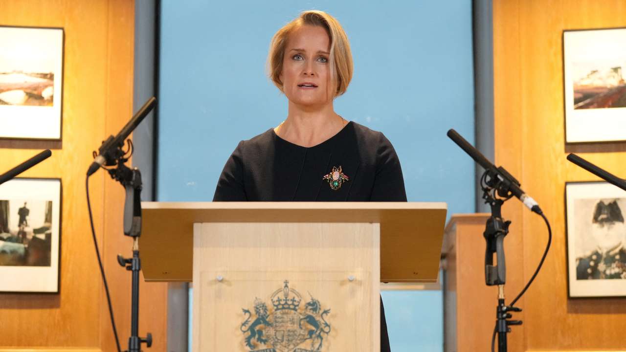 New head of Britain's MI6, Blaise Metreweli, makes her first public speech in London