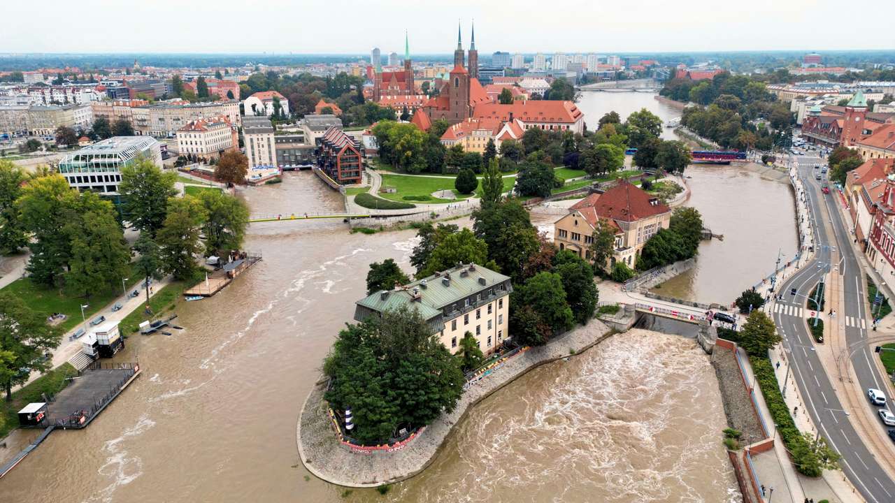 FILE PHOTO: Flooding in Poland