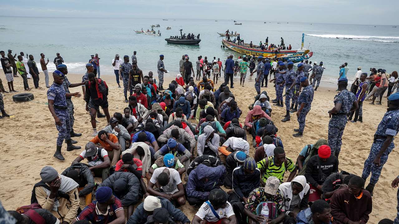 Senegal intercepts pirogue carrying migrants attempting Atlantic crossing