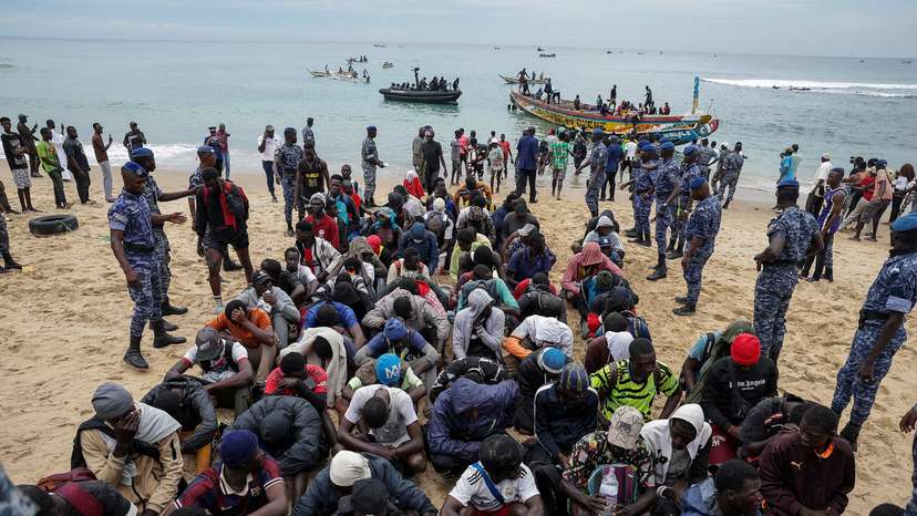 Senegal intercepts pirogue carrying migrants attempting Atlantic crossing