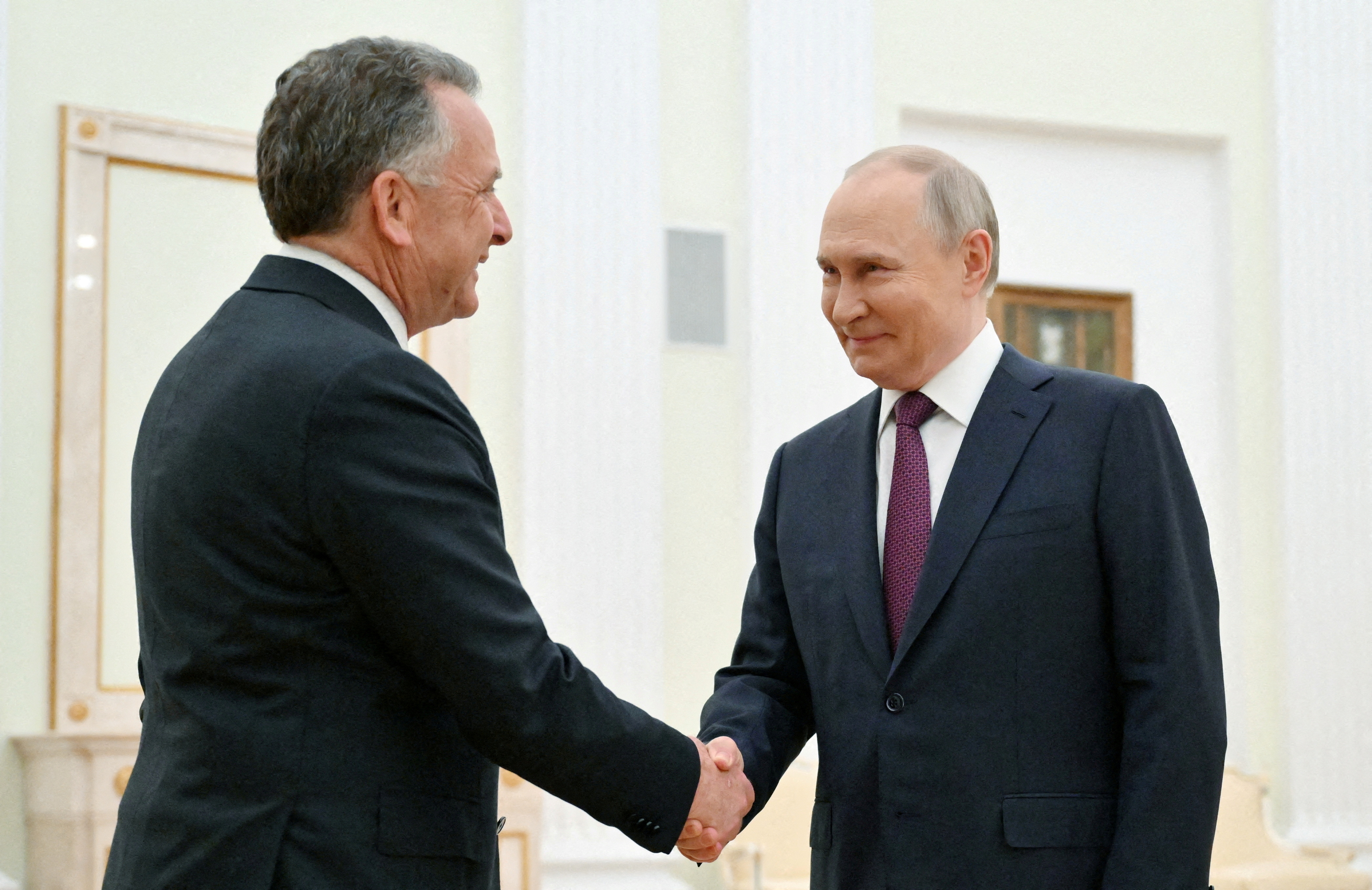 FILE PHOTO: Russian President Putin meets U.S. envoy Witkoff in Moscow