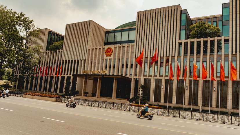 Culture Travel Vietnam Attractions in Hanoi Building of the National Assembly of Vietnam in Hanoi