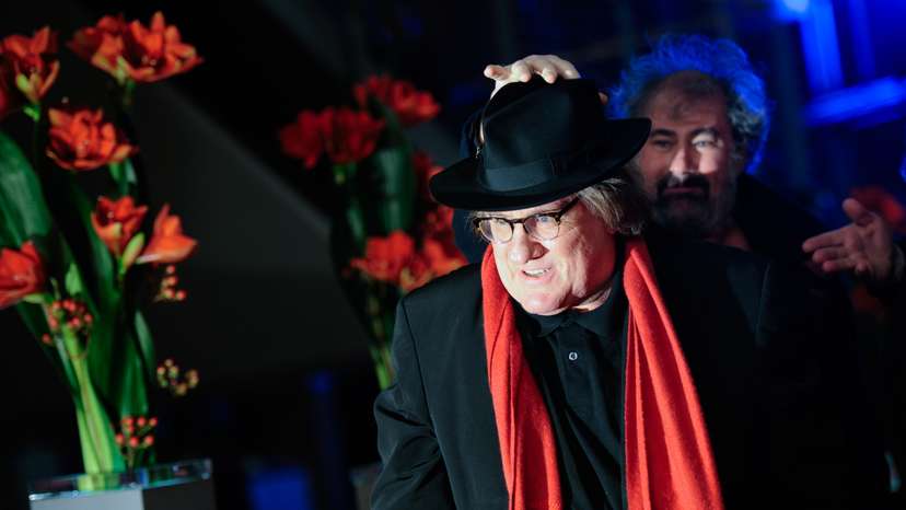 Actor Depardieu arrives for screening at 66th Berlinale International Film Festival in Berlin