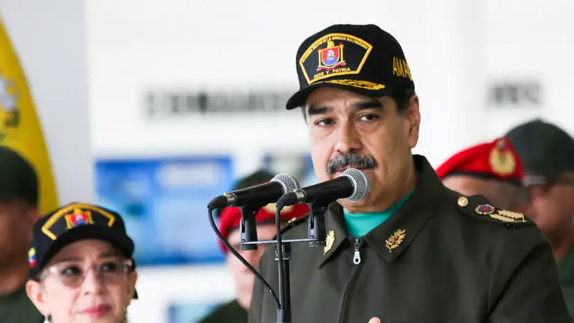 Venezuela’s Maduro attends military event in La Guaira