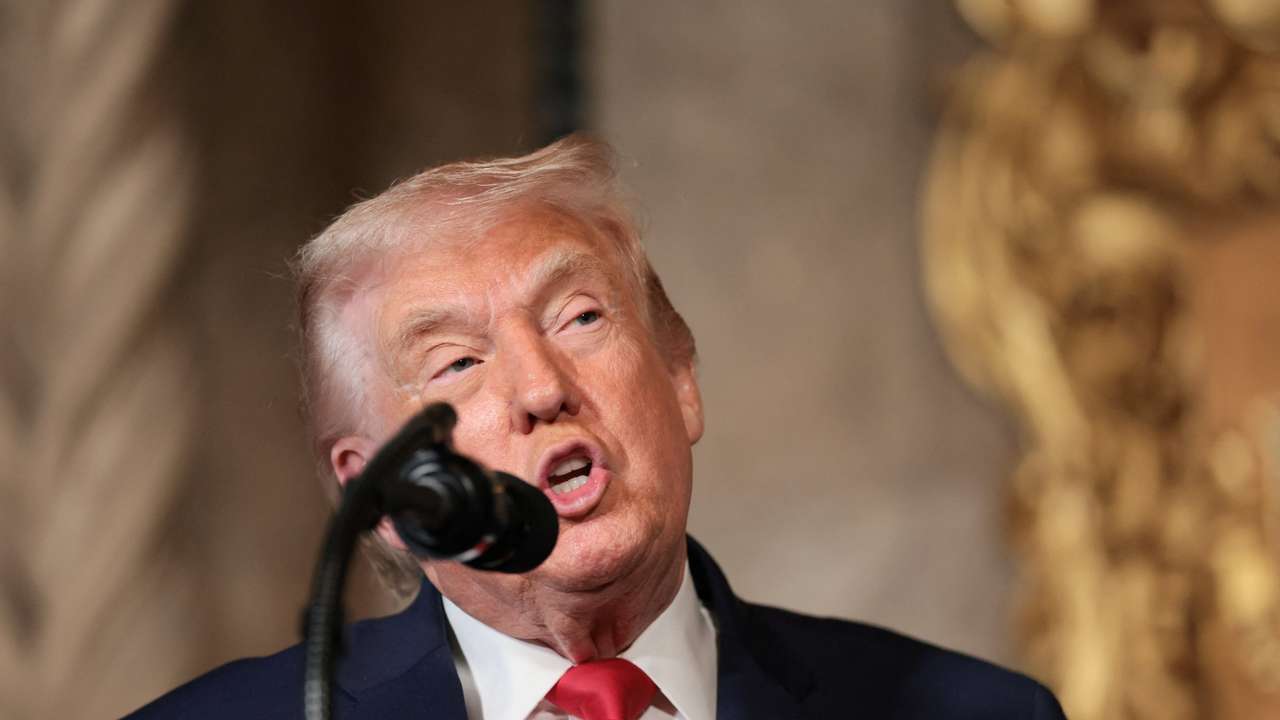 U.S. President Trump at Mar-a-Lago in Palm Beach