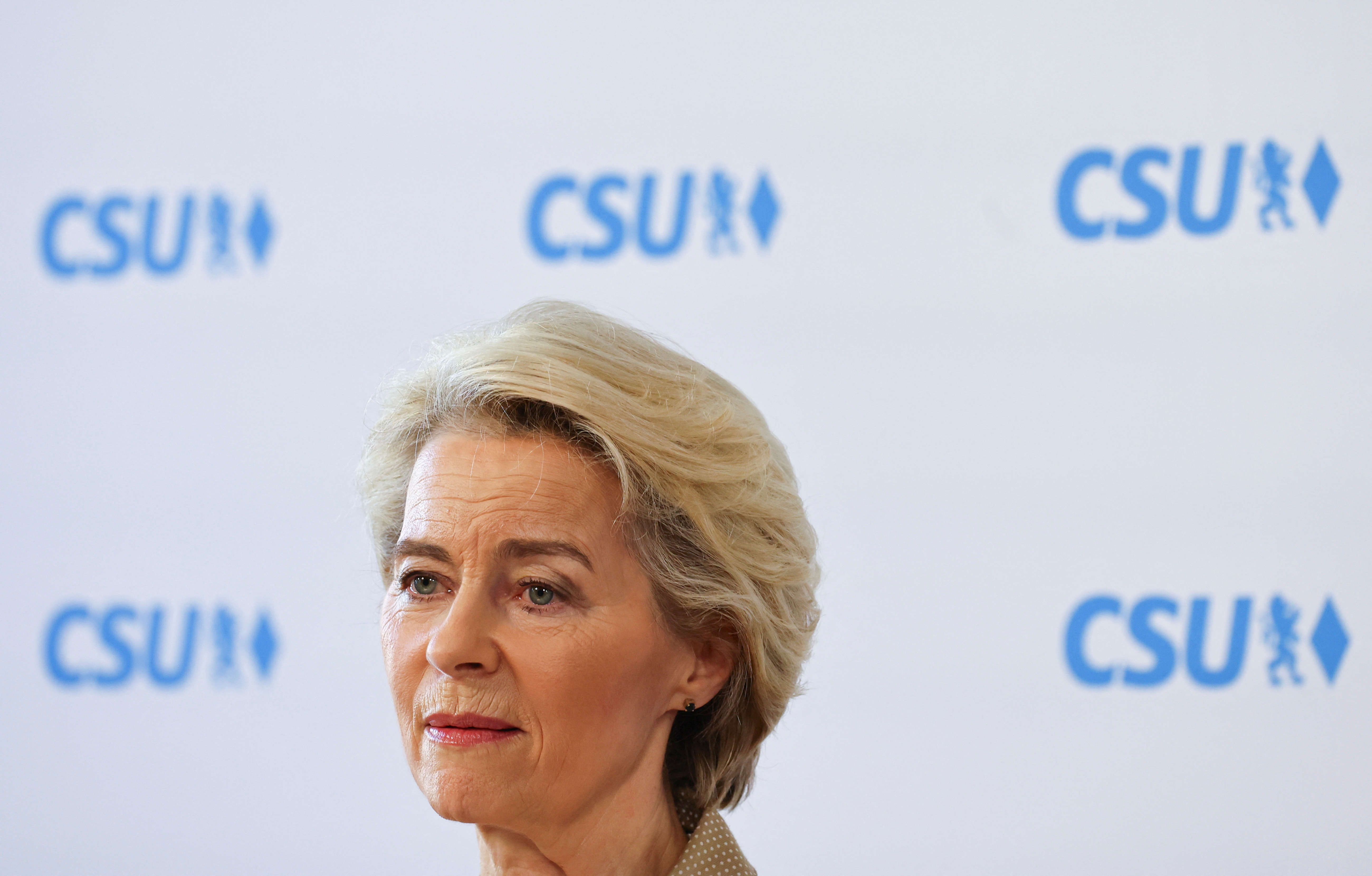 NATO Secretary General Stoltenberg and EU Commission President von der Leyen attend the Munich Security Conference
