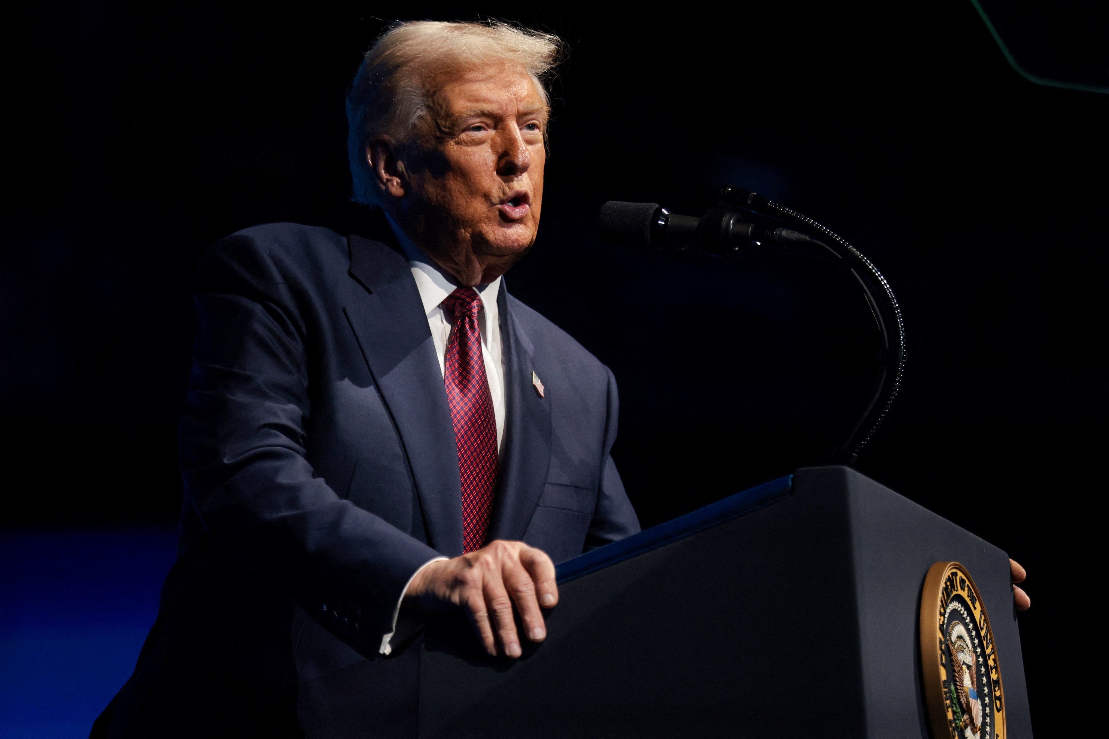 U.S. President Trump visits Florida