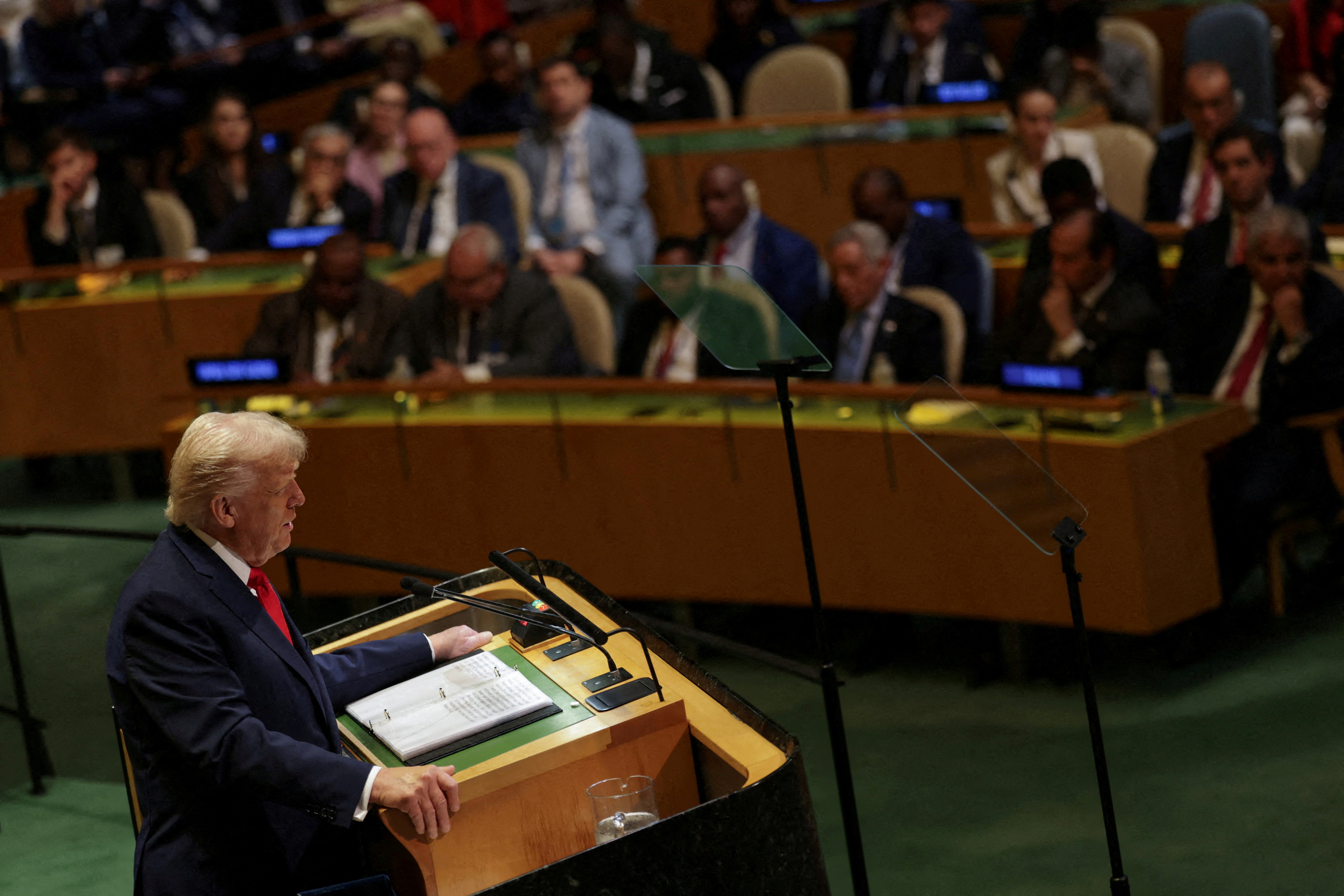 U.S. President Trump attends 80th United Nations General Assembly, in New York City