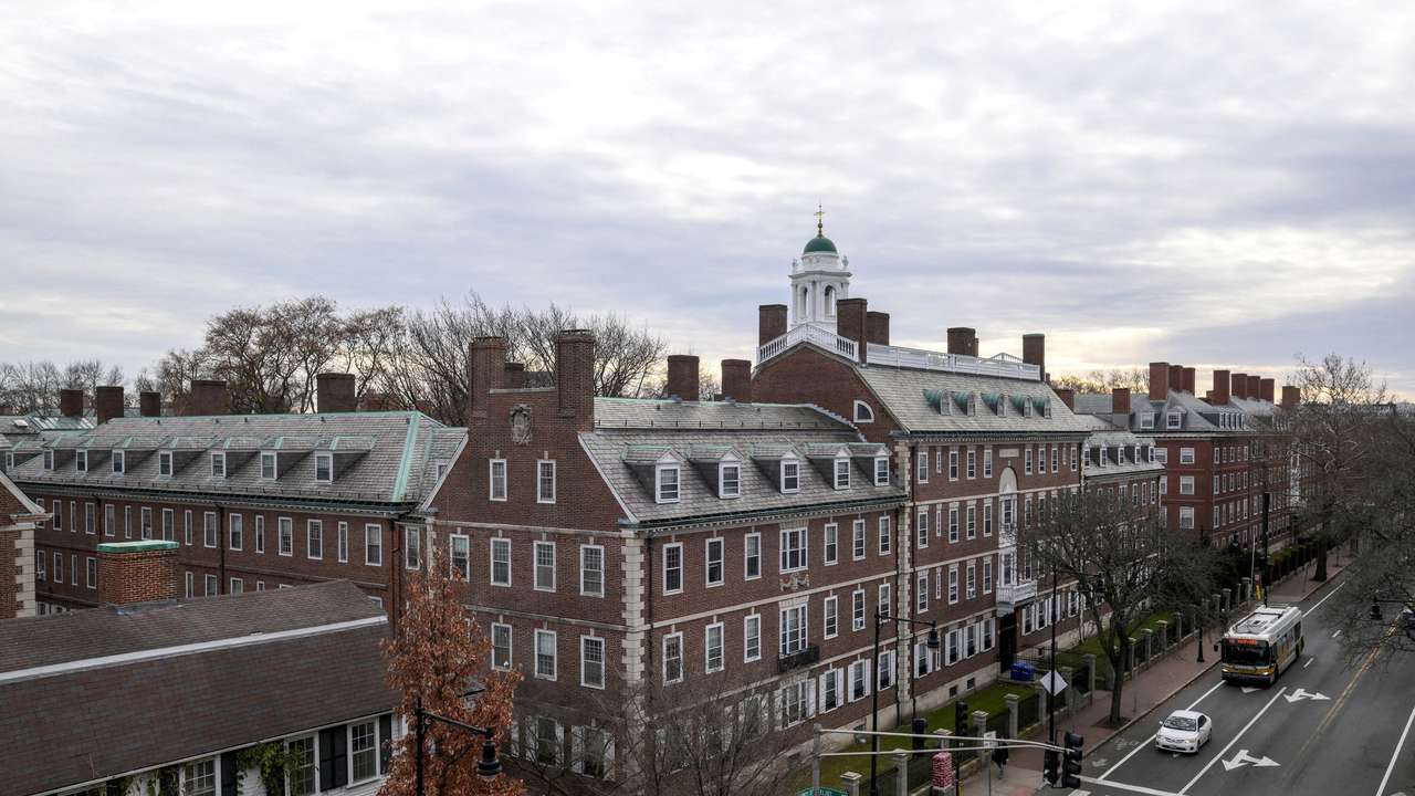 FILE PHOTO: A view of Harvard University campus in Cambridge, Massachusetts
