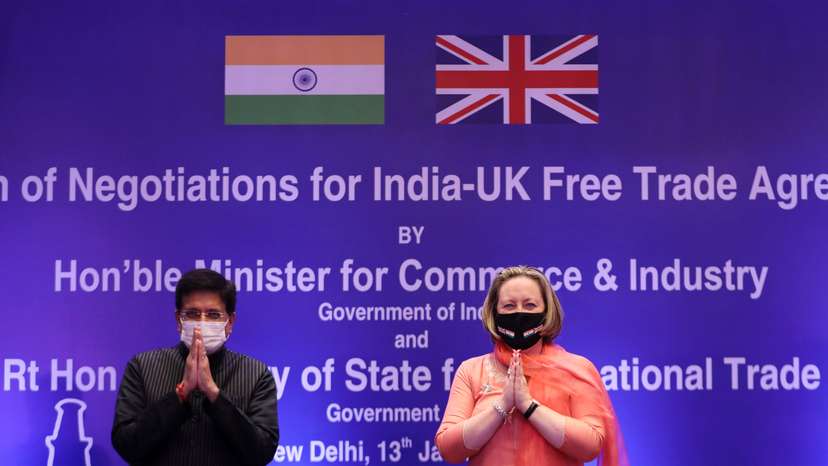 India and Britain launch free trade agreement talks