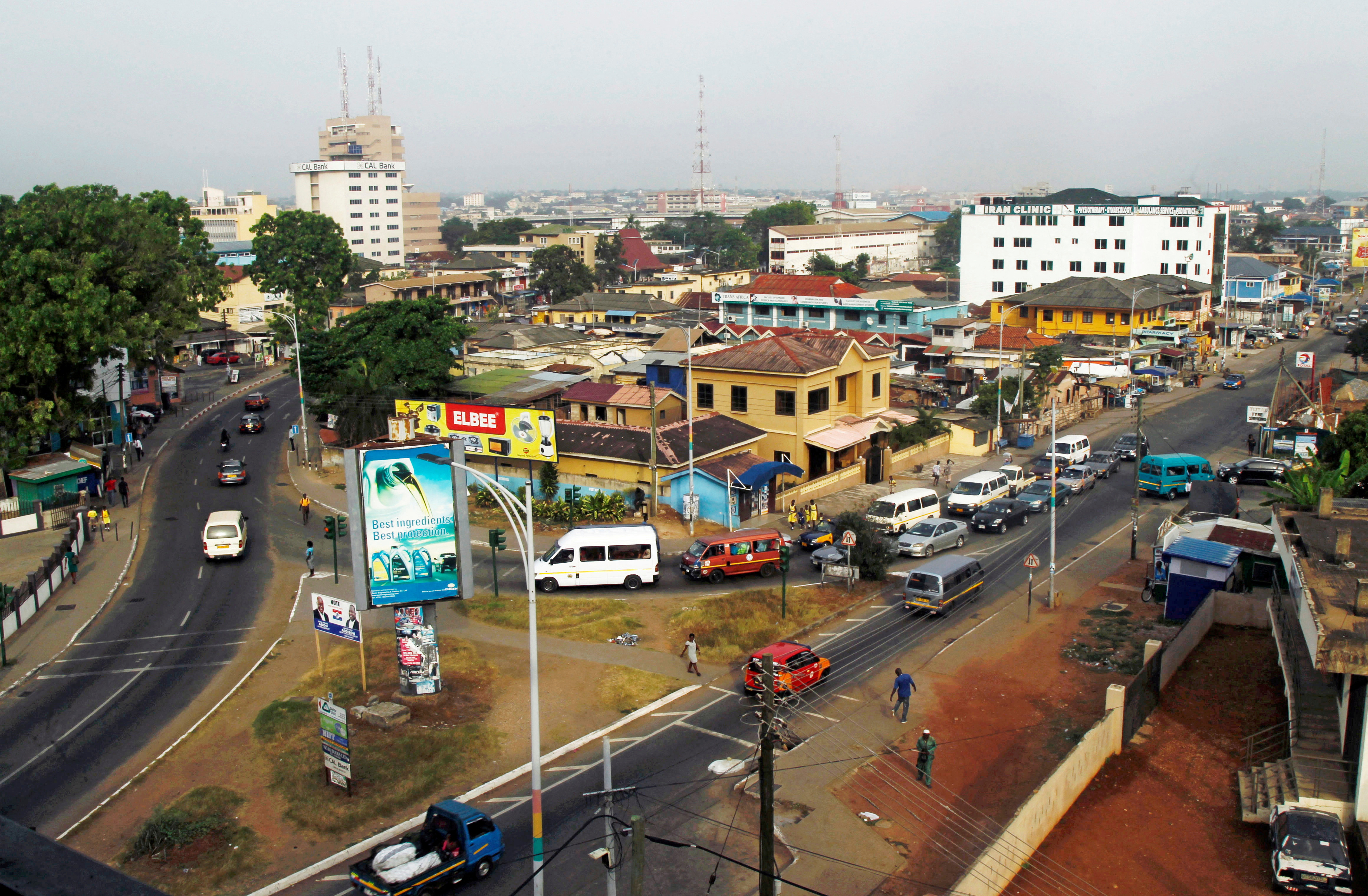 FILE PHOTO: A general view of Adabraka in Accra