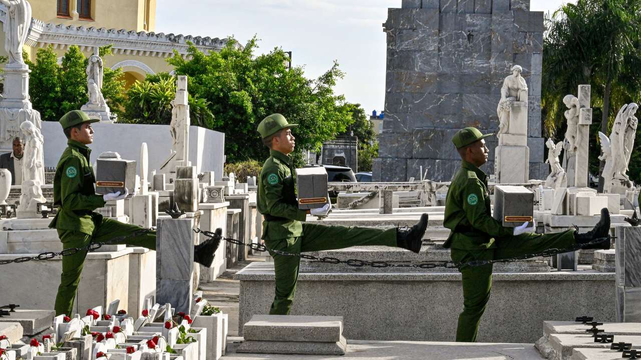 Funeral for Cuban soldiers killed in the U.S. strike and capture of Venezuelan President Nicolas Maduro, in Havana