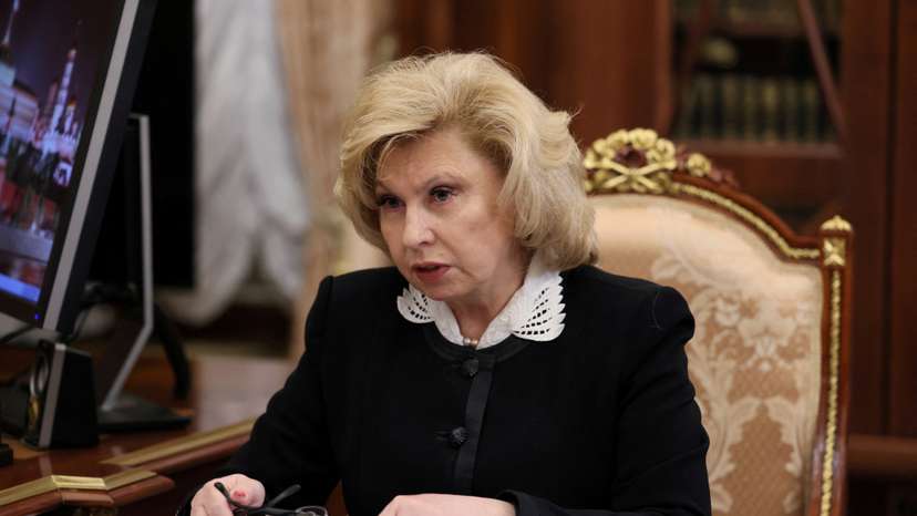 FILE PHOTO: Russia's human rights commissioner, Moskalkova, is pictured in 2022