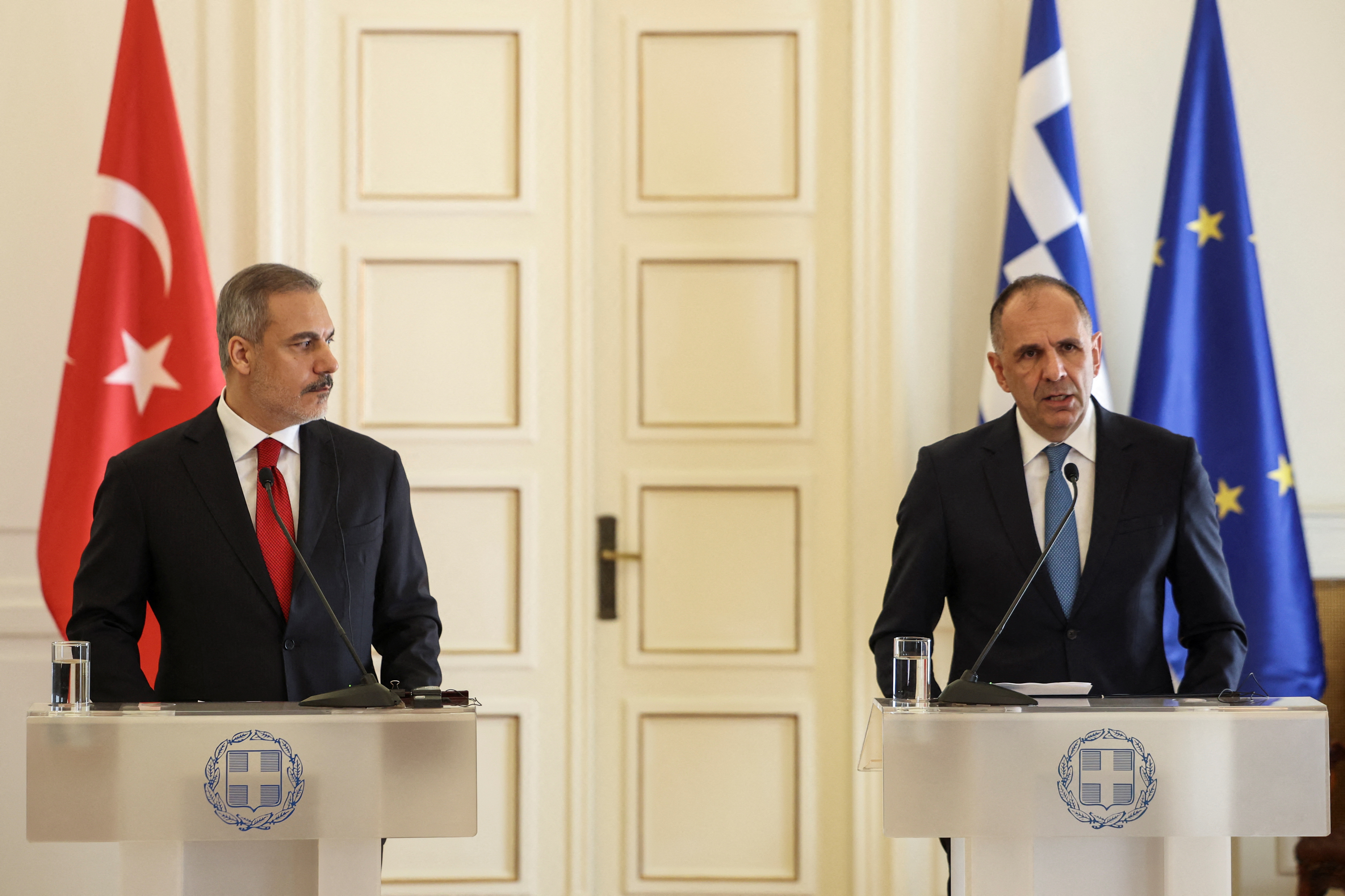 Turkish Foreign Minister Fidan visits Athens