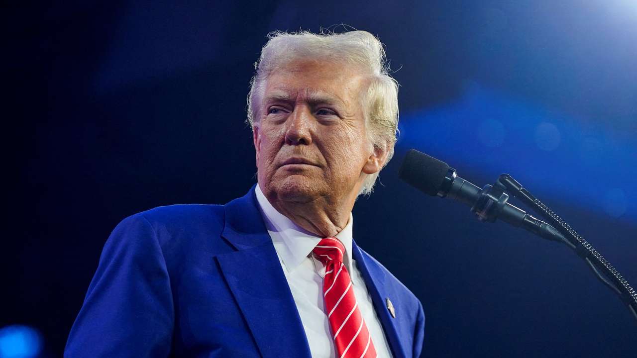 FILE PHOTO: U.S. President-elect Trump attends a Turning Point USA event in Phoenix, Arizona