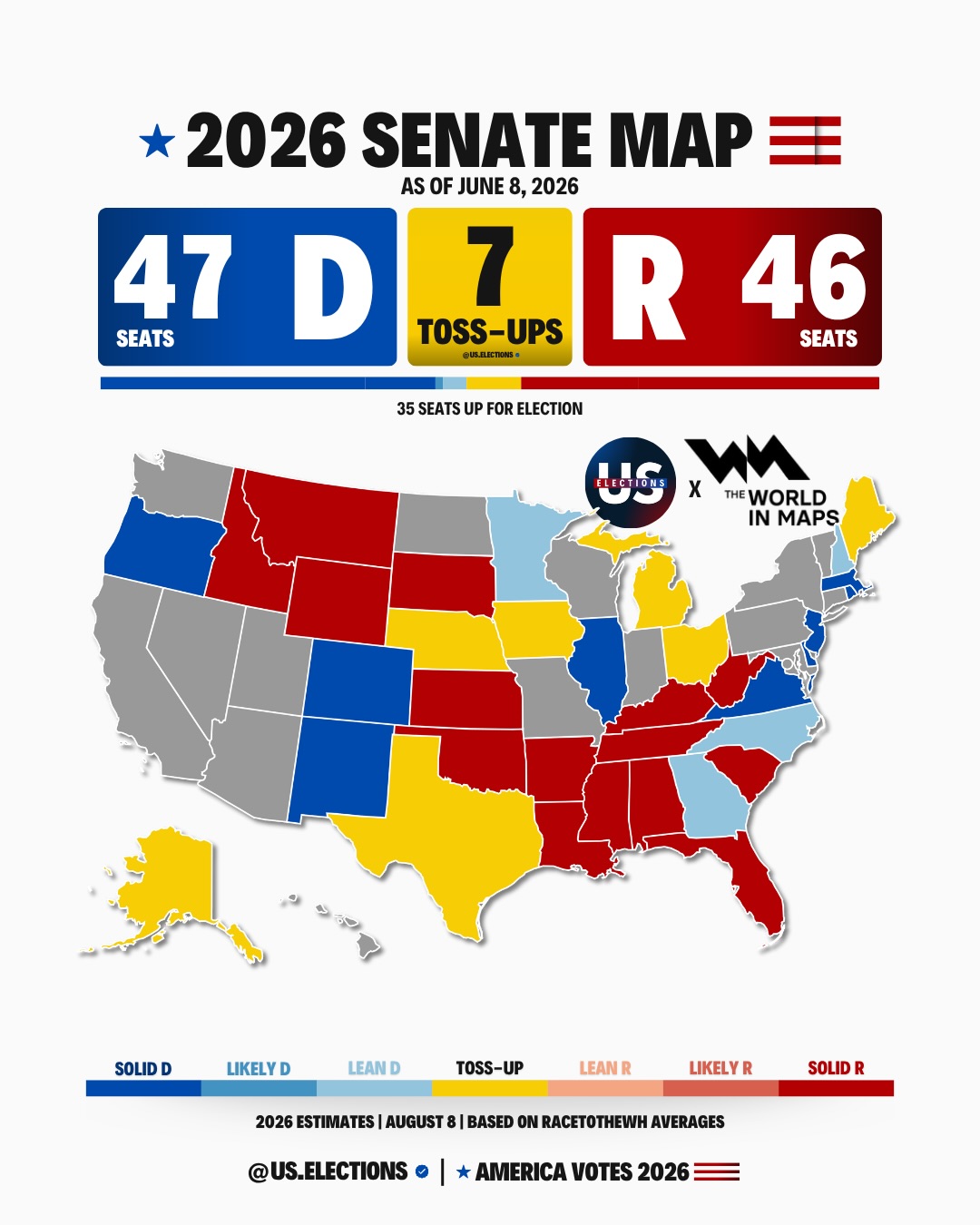 Democrats expand 2026 senate battlefield, Republican-held seats come under pressure