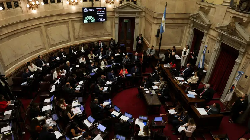 Argentina's Senate discusses labor reforms proposed by President Milei's government, in Buenos Aires