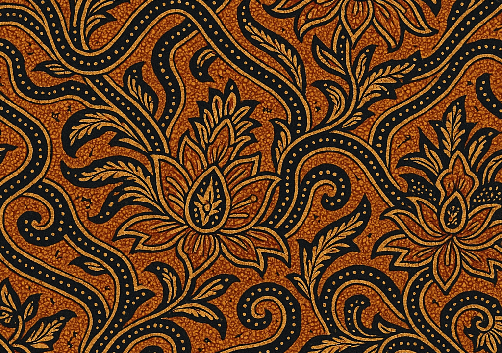 Batik is an ancient Indonesian art form of dyeing fabric by applying wax to create intricate, colorful patterns.