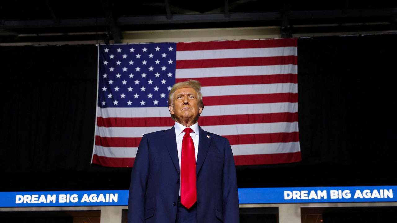 FILE PHOTO: President-elect Donald Trump delivers remarks in Allentown, Pennsylvania